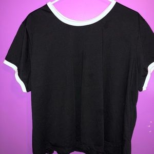 3X PLUS SIZE CROP TOP